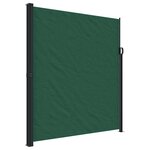vidaXL Auvent latéral rétractable vert foncé 220x600 cm