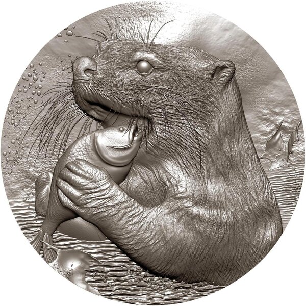 Pièce de monnaie en Argent 2000 Francs g 62.2 (2 oz) Millésime 2025 OTTER