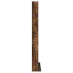 vidaXL Armoire à CD Chêne fumé 102x23x177 5 cm Bois d'ingénierie