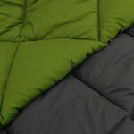 vidaXL Duvet d'été simple Vert et Anthracite 220 x 200 cm Microfibre