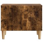 vidaXL Table basse Chêne fumé 49 x 50 x 40 cm Bois d'ingénierie
