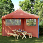 vidaXL Tente de fête 292 x 292 x 315 cm Terre cuite Tissu Oxford