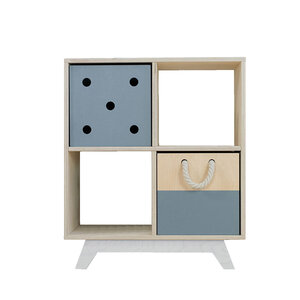 Meuble de rangement NABOSKY blanc 2x2