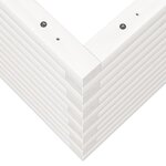 vidaXL Jardinière blanc 110x40x45 5 cm bois de pin massif