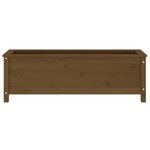 vidaXL Lit surélevé de jardin brun miel 119 5x40x39 cm bois pin massif