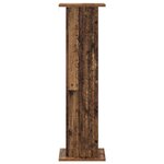 vidaXL Support de Plante 2 pc Bois ancien 30 5 x 30 x 100 5 cm