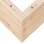 vidaXL Jardinière 90x60x45 5 cm bois de pin massif