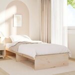 vidaXL Lit de jour avec matelas 90x190 cm bois de pin massif