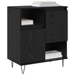 vidaXL Buffet 3 Pièces Chêne noir 60 x 35 x 70 cm