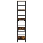vidaXL Bibliothèque chêne fumé 50x33x153 cm bois d'ingénierie