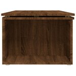 vidaXL Table basse Chêne marron 150x50x35 cm Bois d'ingénierie