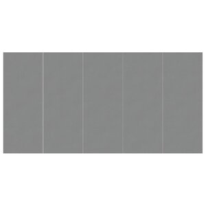vidaXL Bâche de piscine gris clair 550x280 cm géotextile polyester
