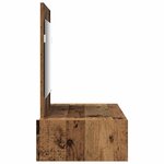 vidaXL Table de Toilette Marron 83 x 40 x 70 cm Bois d'ingénierie