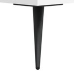 vidaXL Table basse blanc 50x50x40 cm bois d'ingénierie