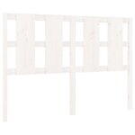 vidaXL Tête de lit Blanc 125 5x4x100 cm Bois massif de pin