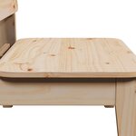 vidaXL Chaise de jardin 60x52 5x72 cm bois de pin massif