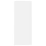 vidaXL Bibliothèque blanc 80x30x76 5 cm bois d'ingénierie