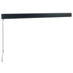 vidaXL Auvent rétractable crème 3x2 5 m tissu et aluminium
