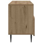 vidaXL Meuble TV 102 x 34 5 x 50 cm Chêne artisanal Bois d'ingénierie