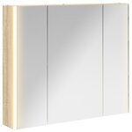 vidaXL Armoire Miroir de Salle de Bain Chêne Sonoma