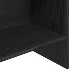 vidaXL Bibliothèque Chêne noir 60 x 35 x 180 cm Bois d'ingénierie