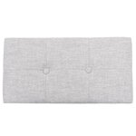 Banc banquette avec 2 poufs jacinthe d'eau gris 02_0021237
