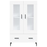 vidaXL Buffet haut blanc 69 5x31x115 cm bois d'ingénierie