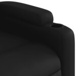 vidaXL Fauteuil de massage inclinable noir similicuir