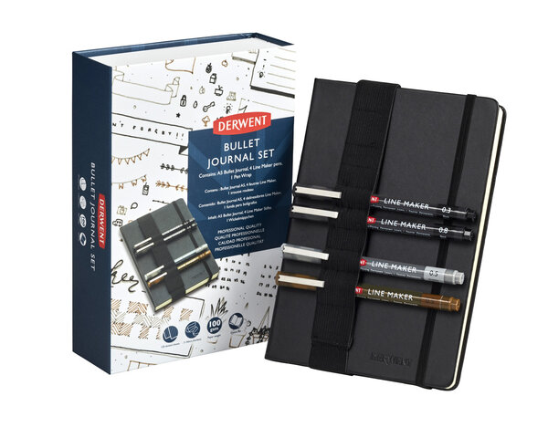 DERWENT - Set bullet journal + line maker