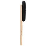 vidaXL Tête de lit capitonnée Marron et Noir 100 cm Pin massif