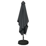 vidaXL Parasol de jardin avec base 200 x 300 cm Polyester