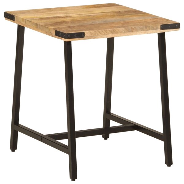 vidaXL Table d’appoint 45x45x50 cm bois massif de manguier et fer