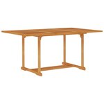 Salon de jardin meuble d'extérieur ensemble de mobilier 5 pièces bois de teck massif 02_0016574