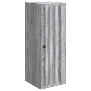 vidaXL Armoire Murale Sonoma gris 33 x 34 5 x 90 cm Bois d'ingénierie