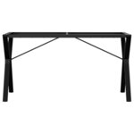 vidaXL Pieds de table à manger cadre en Y 140x60x73 cm fonte