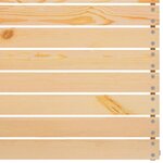 vidaXL Canapés centraux de jardin 2 Pièces Bois de pin massif