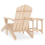 Chaise de jardin adirondack avec repose-pied et table sapin 02_0013328