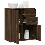 vidaXL Buffet chêne marron 60x31x70 cm bois d'ingénierie