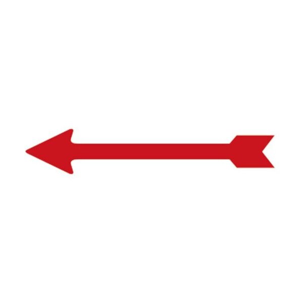 Fléchettes de signalisation autocollantes pour exposition.