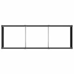 vidaXL Jardinière surélevée Noir 300 x 100 x 54 cm WPC et Aluminium