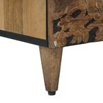 vidaXL Buffet Haut Marron 60 x 33 5 x 100 cm Bois de mangue massif