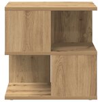 Table d'appoint vidaXL en chêne 40x40x40 cm en bois d'ingénierie