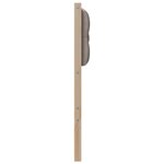 vidaXL Tête de lit Autre Marron et taupe 100 cm Bois massif en pin