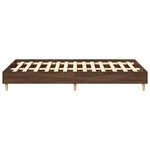 vidaXL Cadre de lit sans matelas chêne marron 135x190 cm
