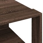 vidaXL Table basse chêne marron 51 5x51 5x30 cm bois d'ingénierie