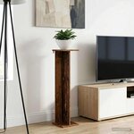 vidaXL Support de Plante 2 pièces Bois ancien 25 x 25 5 x 100 5 cm