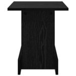 vidaXL Table d'appoint Chêne noir 35 5 x 35 x 40 cm Bois d'ingénierie