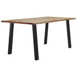 vidaXL Table à manger 150x90x75 cm bois d'acacia solide