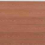 vidaXL Ensemble de panneaux de clôture marron 872x186 cm WPC