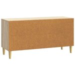 vidaXL Meuble TV 99 x 34 5 x 50 cm Chêne Sonoma Bois d'ingénierie
